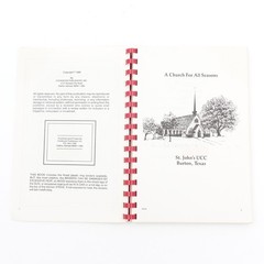 St John’s Presents A Honey of a Cookbook UCC Burton TX 1988 GBC 83 pages GUC