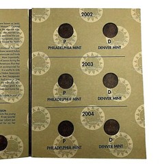 Harris Sacagawea Dollar Coin Folder Book #2762 Millennium Edition 2000-2004 Ver.