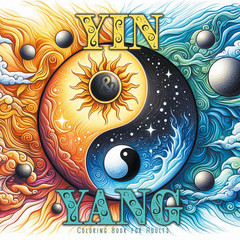Yin und Yang Malbuch für Erwachsene: Meditation Malbuch für Erwachsene | Malbuch