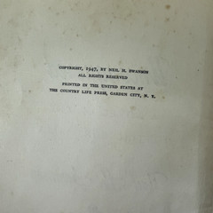 Unconquered Neil H. Swanson 1947 First Edition Historical Novel Doubleday