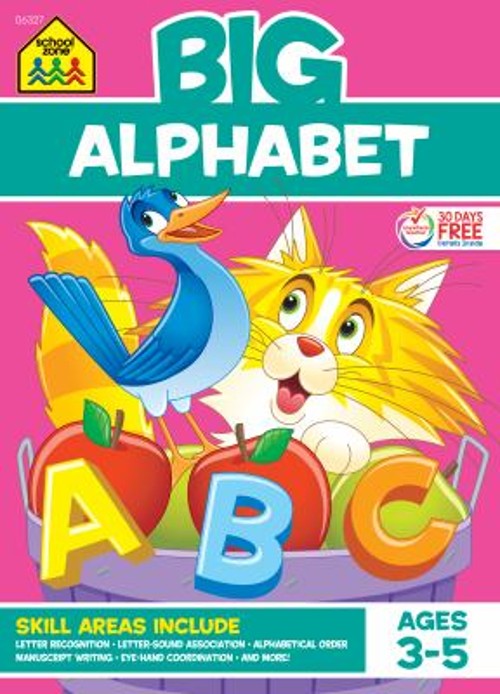 Big Alphabet Paperback School Zone Publishing Company Staff