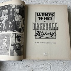 Who’s Who in Baseball History Johnson & Ward Hardcover-DJ-Illustrated-1994 (34)