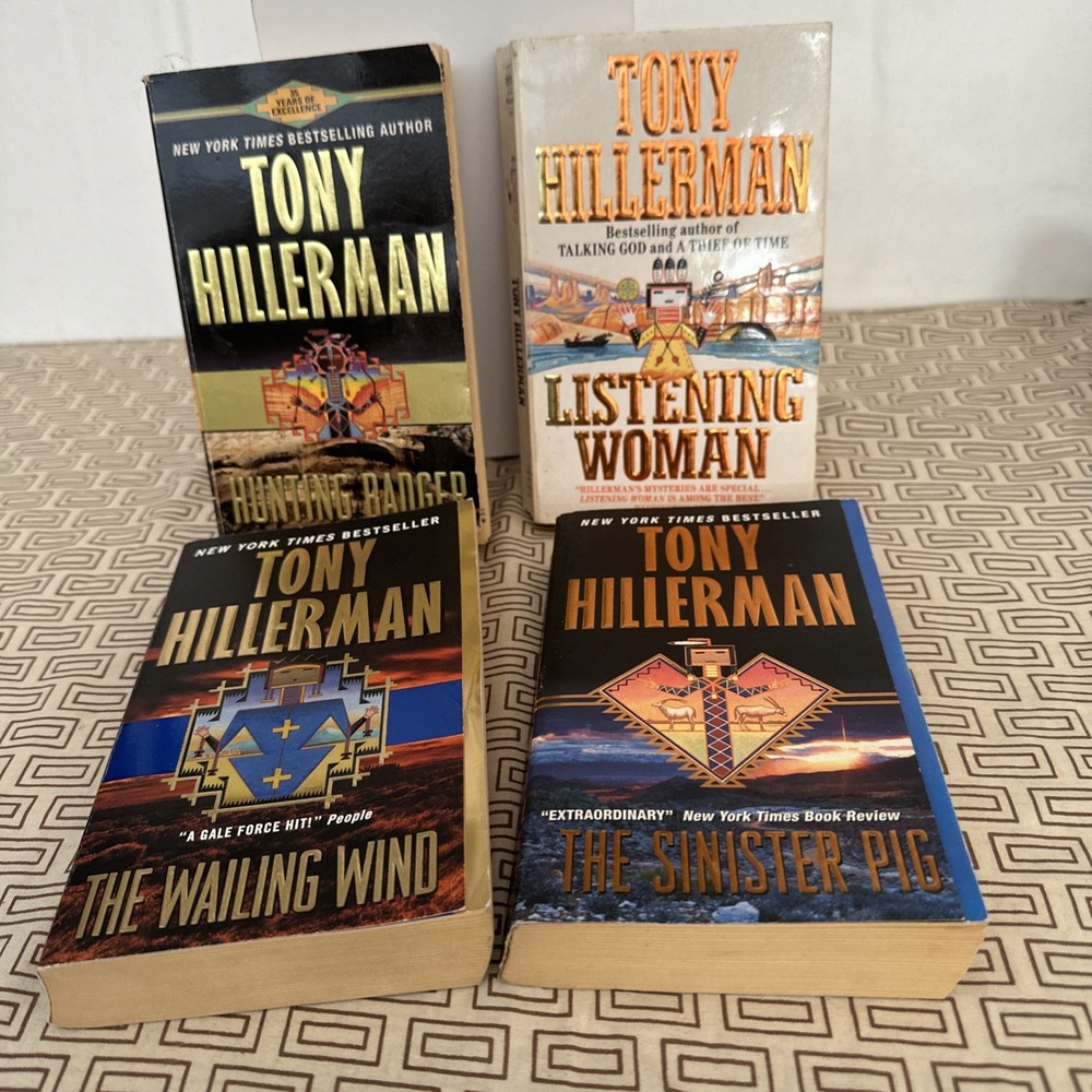 Tony & Anne Hillerman Novels Lot Of 4 HCs & PBs W/ 11 Stories G-Good+ Condition