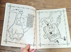 SpongeBob SquarePants Fry Cook & Friends Jumbo Coloring & Activity Book 2010