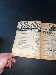Wrestling Picture Book Magazine Spring 1980 Dusty Rhodes Cover WWF NWA Mid South