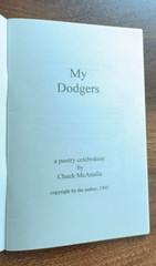 My Dodgers ’55 Champs by Chuck McAnulla Brookyln Dodgers 45 Pages SC Book