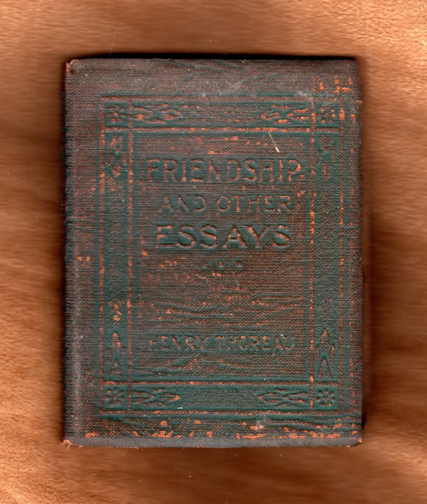 Friendship and Other essays: Little Leather Library, Redcroft Edition