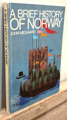 Vintage! A Brief History of Norway Paperback Book! John Midgaard 1982 154 Pages