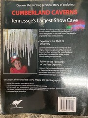 Cumberland Caverns Book Larry E Matthews, Tennessee Cave Systems