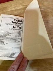 Dune by Frank Herbert MM Paperback Ace 1990 John Schoenherr Variant Art