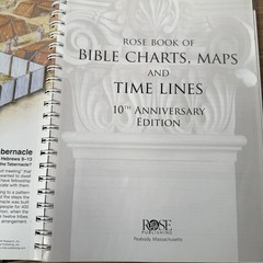 Rose Book of Bible Charts, Maps and Time Lines Full-Color Spiral Bound Foldout