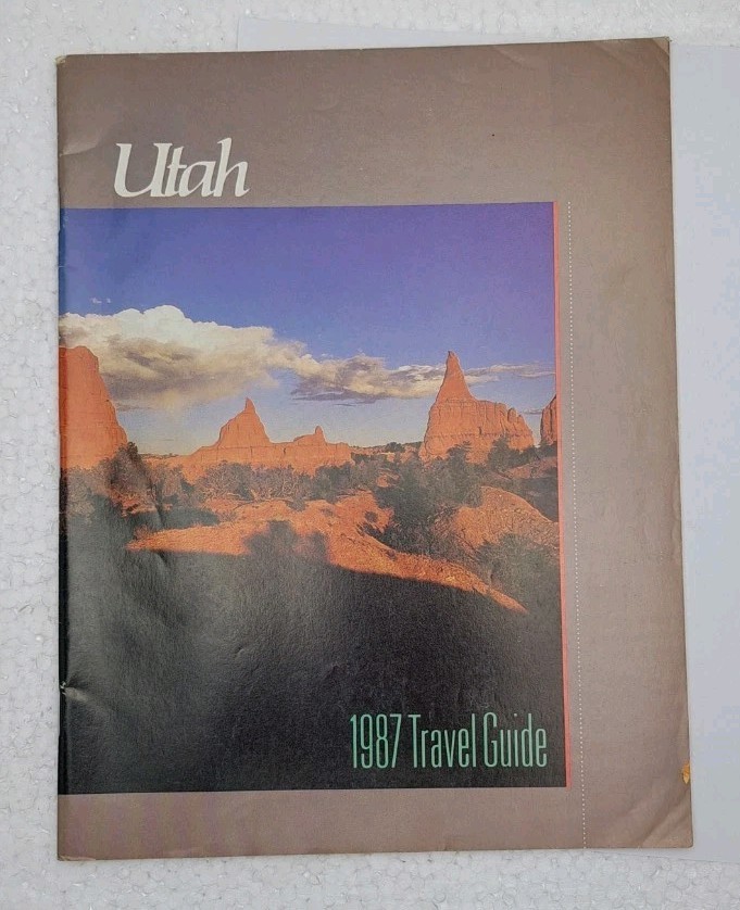 Vintage 1987 Tour Guide Souvenir UTAH 83 pages Illustrated