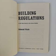 1979 Building Regulations Self Help For Owner Builder By Edmund Vitale