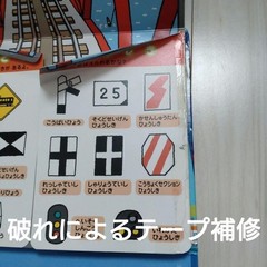 MIKI HOUSE Train Sound Book Kids Toy Voice Button Game Blue 22cm Used