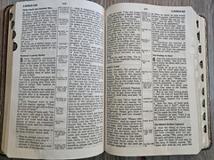1983 Nelson NKJV Red Letter Bonded Leather Imperial Reference Bible Gilded 745BG