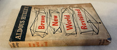 BRAVE NEW WORLD REVISITED Aldous Huxley HC DJ 1965 dystopian essays