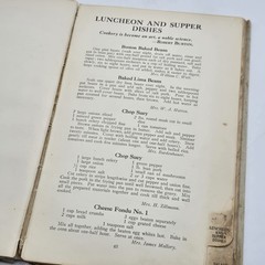 Vintage Cook Books Lot Of 2 1920s-40s Church Cookbooks Wisconsin And Long Island