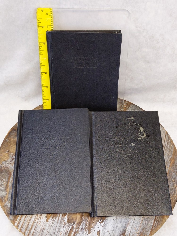Minister’s Manual by William Pickthorn Complete 3 Volume Set 1965 Hardcover