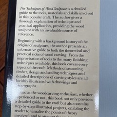 The Techniques of Wood Sculpture By David Orchard 1984 Informative Guide