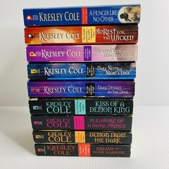 Kresley Cole – #1-9 of THE IMMORTALS AFTER DARK Series – Lot of 9 – Paperback