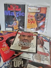 Lot of 11 Vintage Sports Illustrated Magazines NBA Mixed Years