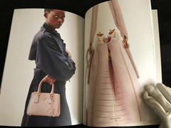 Prada The Galleria Bag Look Book English Version 11.75 in H x 8.5 in W