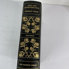War and Remembrance Herman Wouk Franklin Library First Edition Gilded Edges HC