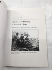 Hitlers Blitzkrieg Enemies 1940 Denmark Norway Netherlands Belgium Osprey #493