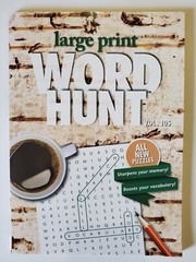 PAPP Large Print Word Hunt Puzzle Books, Largest Selection of Volumes, You Pick!
