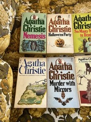 Lot of 8 Vintage Agatha Christie Paperbacks Mixed Titles 1950s-1980s