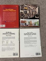 Woodcarving Book Lot Of 8 Woodworking Wood Carving Projects
