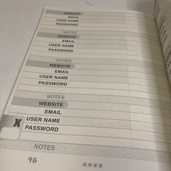 She Forgot She Tried To Remember But She Couldn’t PB 138 Pages Alphabet Tabs Wa
