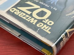 VTG 1950s The Wizard of Oz Junior Deluxe Edition w/RARE DUST JACKET L Frank Baum