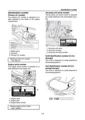 YAMAHA WaveRunner V1 VX1050E Sport VX1050D Service Manual , FOLDOUTS