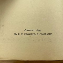Vintage 1899 Prue And I George William Curtis Softcover Book