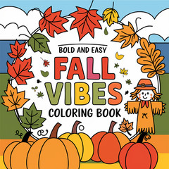 Fall Vibes Coloring Book