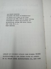 Bobby Fischer’s Games of Chess (1959, Hardcover) First Print