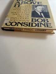 THEY ROSE ABOVE IT by Bob Considine Double Day Books 1977 HC xlib 2928