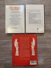 Lot of 3 The Frugal Gourmet by Jeff Smith Hardcover CookBooks All VG+