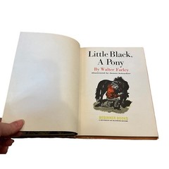 Lot Of 2 Little Black, a Pony & Goes To The Circus Farley HC Beginner Books