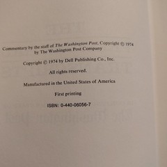 The Presidential Transcripts (1974 Hardcover) Delacorte Press First Printing
