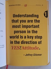 Little Gold Book of YES! Attitude: Hardcover Book By Jeffrey Gitomer