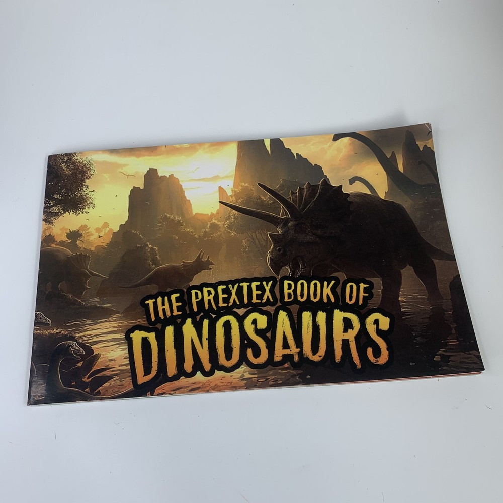 The Prextex Book of Dinosaurs Staple Bound Paperback Book (book only) (24 pages)