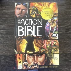 The Action Bible: GOD’S Redemptive Story by Sergio Cariello (English) Hardcover