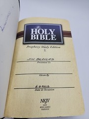 Prophecy Study Edition Holy Bible – NKJV – Genuine Leather – 978-1-58019-292-7