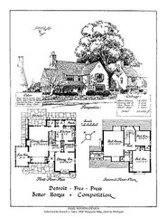 House Design Competitions – Book 11 Drawings – Detroit Free Press -1928