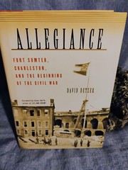 ALLEGIANCE, DAVID DETZER, 1ST ED. 2001 HC VG DJ ANXIOUS MONTHS BEFORE CIVIL WAR