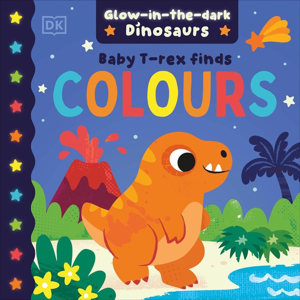 Baby T. Rex Finds Colours by DK (English) Board Book Book