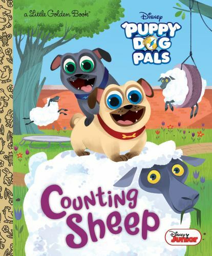 Counting Sheep (Disney Junior Puppy Dog Pals) (Little Golden Book) – GOOD