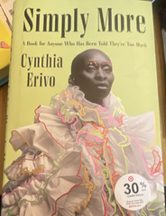 Cynthia Erivo Simply More Flatiron Books 2025 Hardcover Biography Women